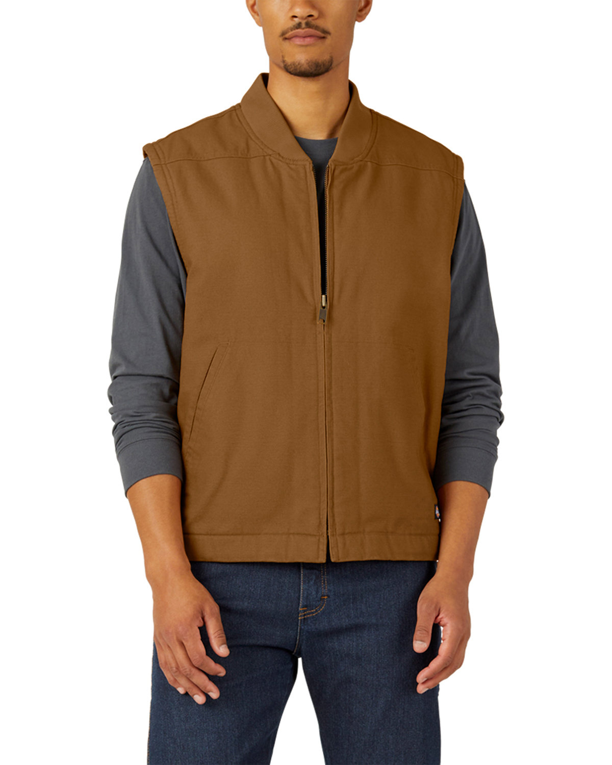 [AB] Dickies Men's Sherpa-Lined Duck Vest