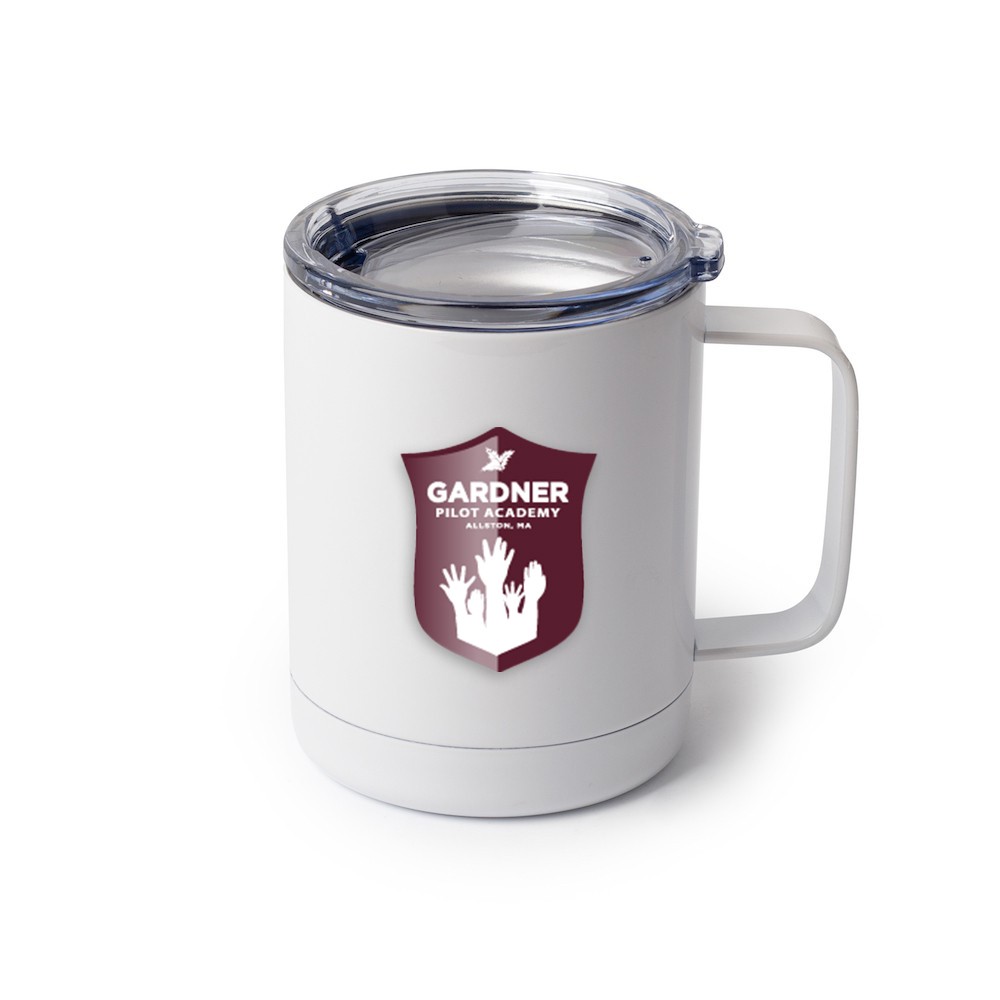 Gardner Pilot Academy White Stainless Coffee Cup