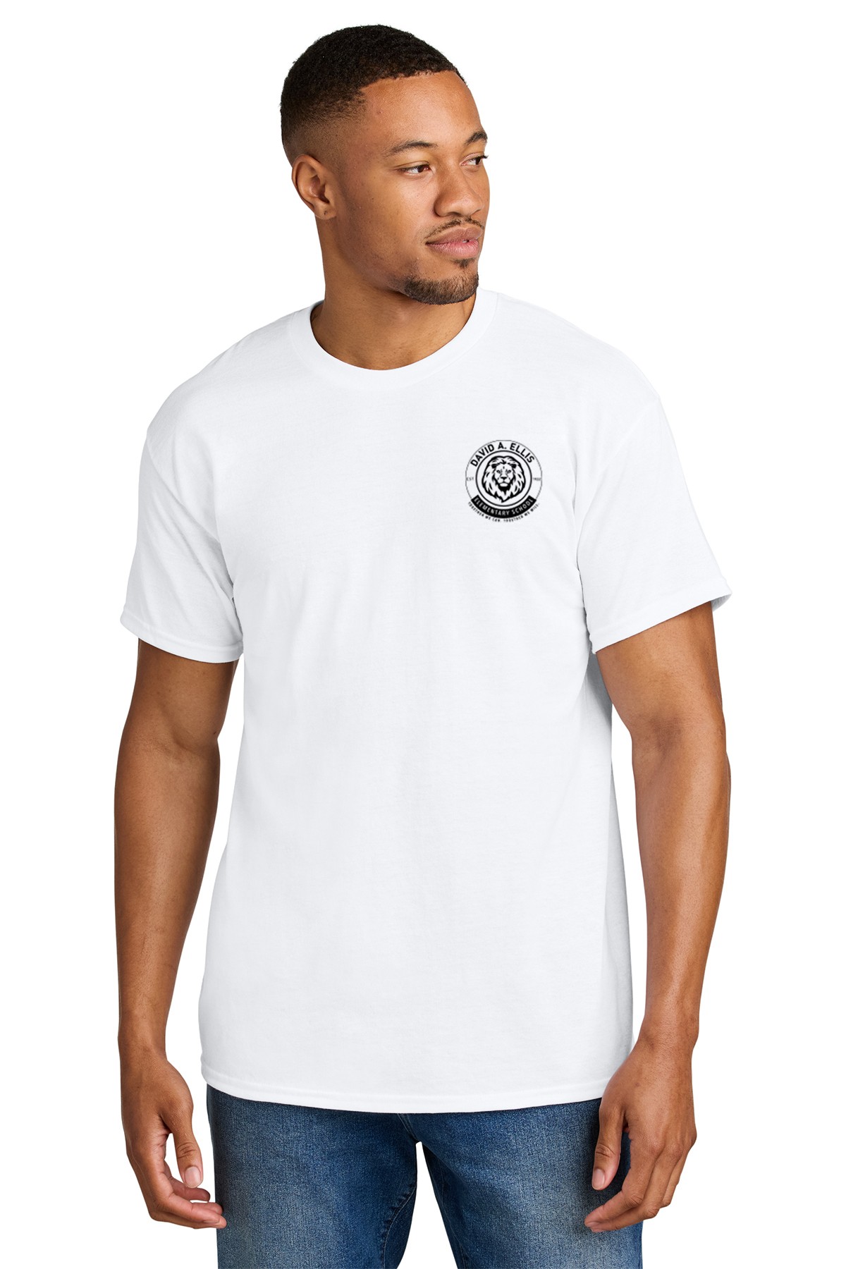 David Ellis School Adilt DryBlend® 50 Cotton/50 Poly T-Shirt