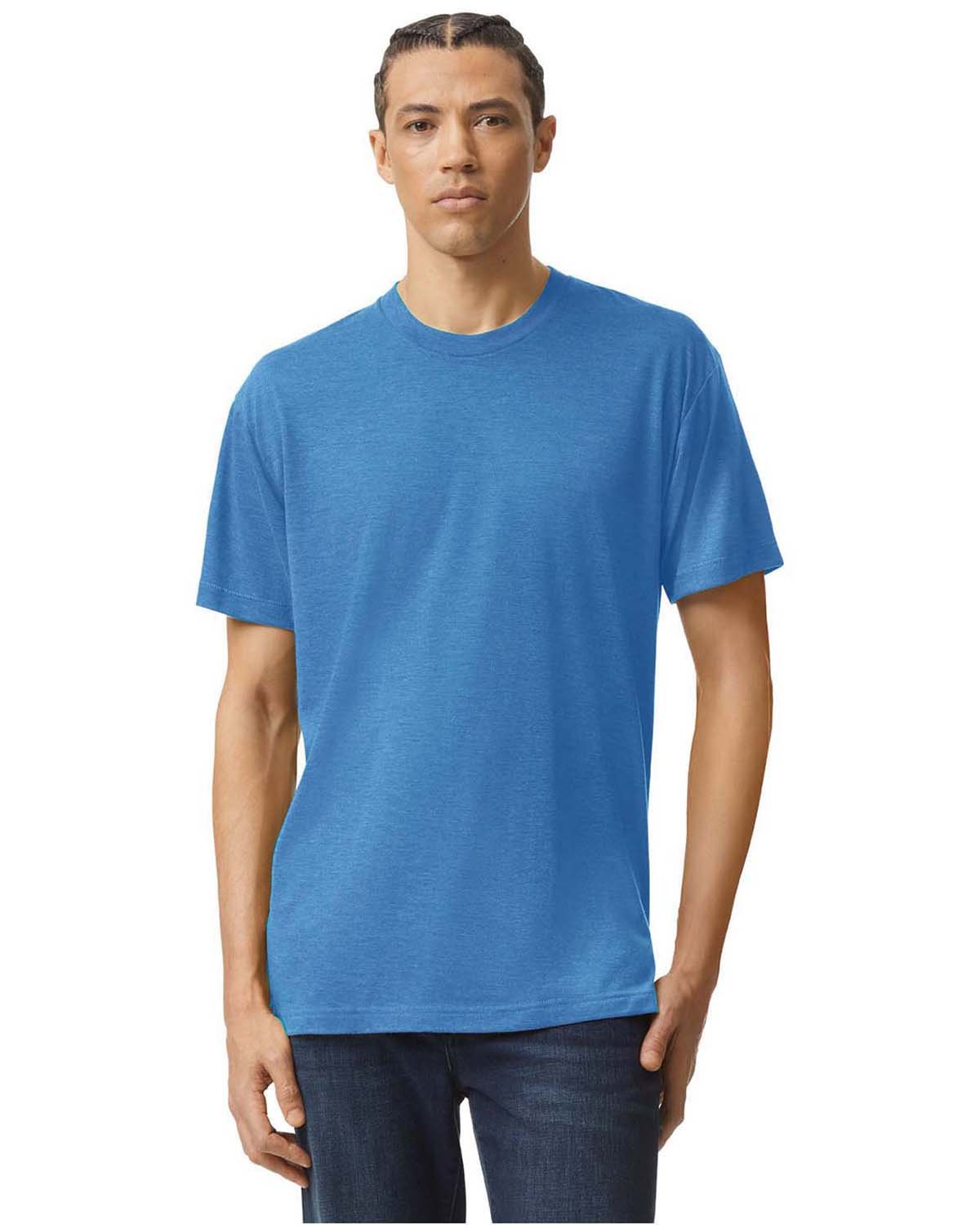 [AB] American Apparel Unisex Triblend Short-Sleeve Track T-Shirt