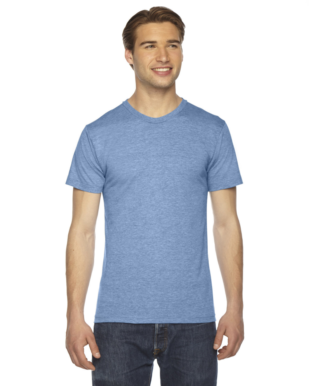 [AB] American Apparel Unisex Triblend USA Made Short-Sleeve Track T-Shirt