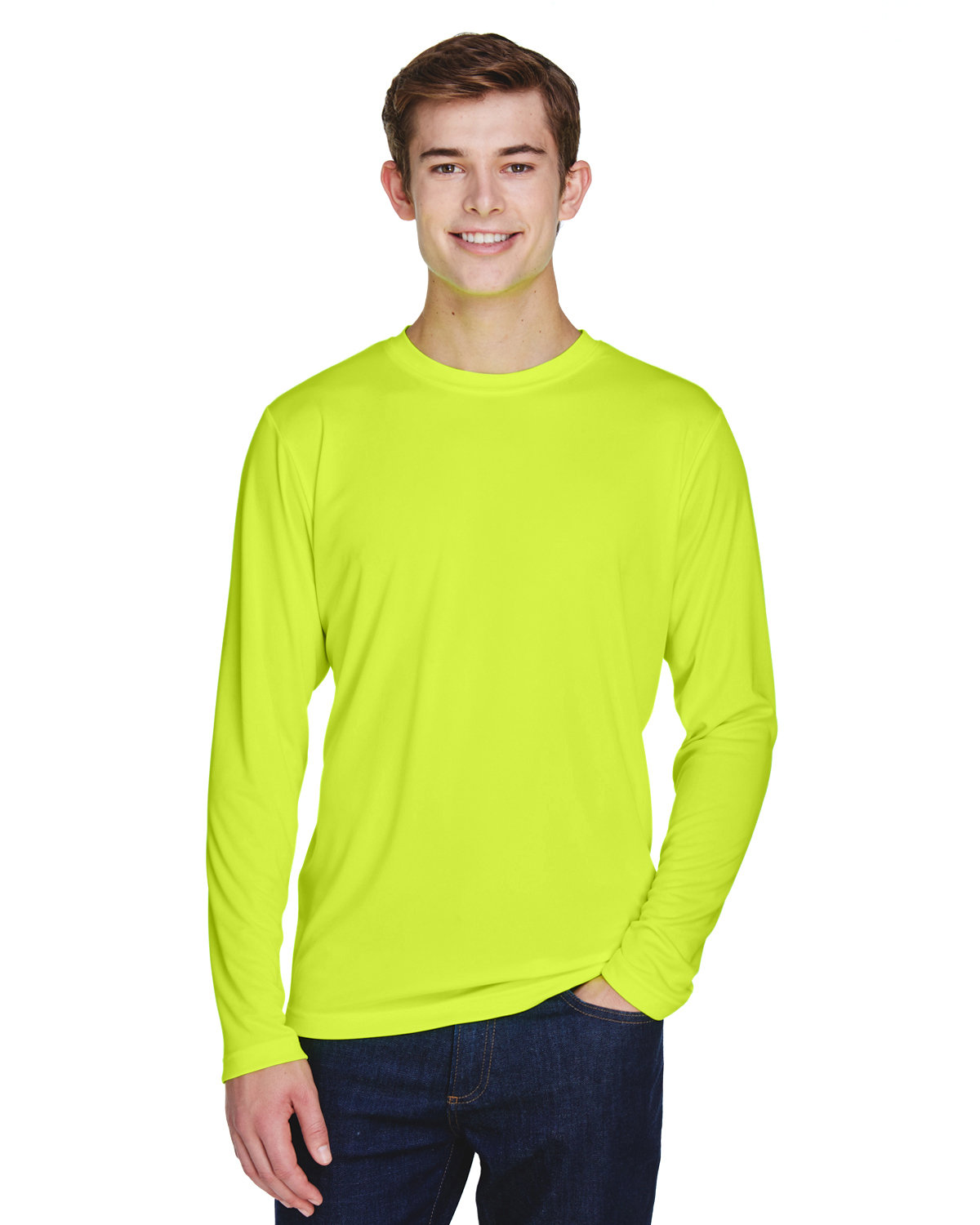 [AB] Team 365 Men's Zone Performance Long-Sleeve T-Shirt