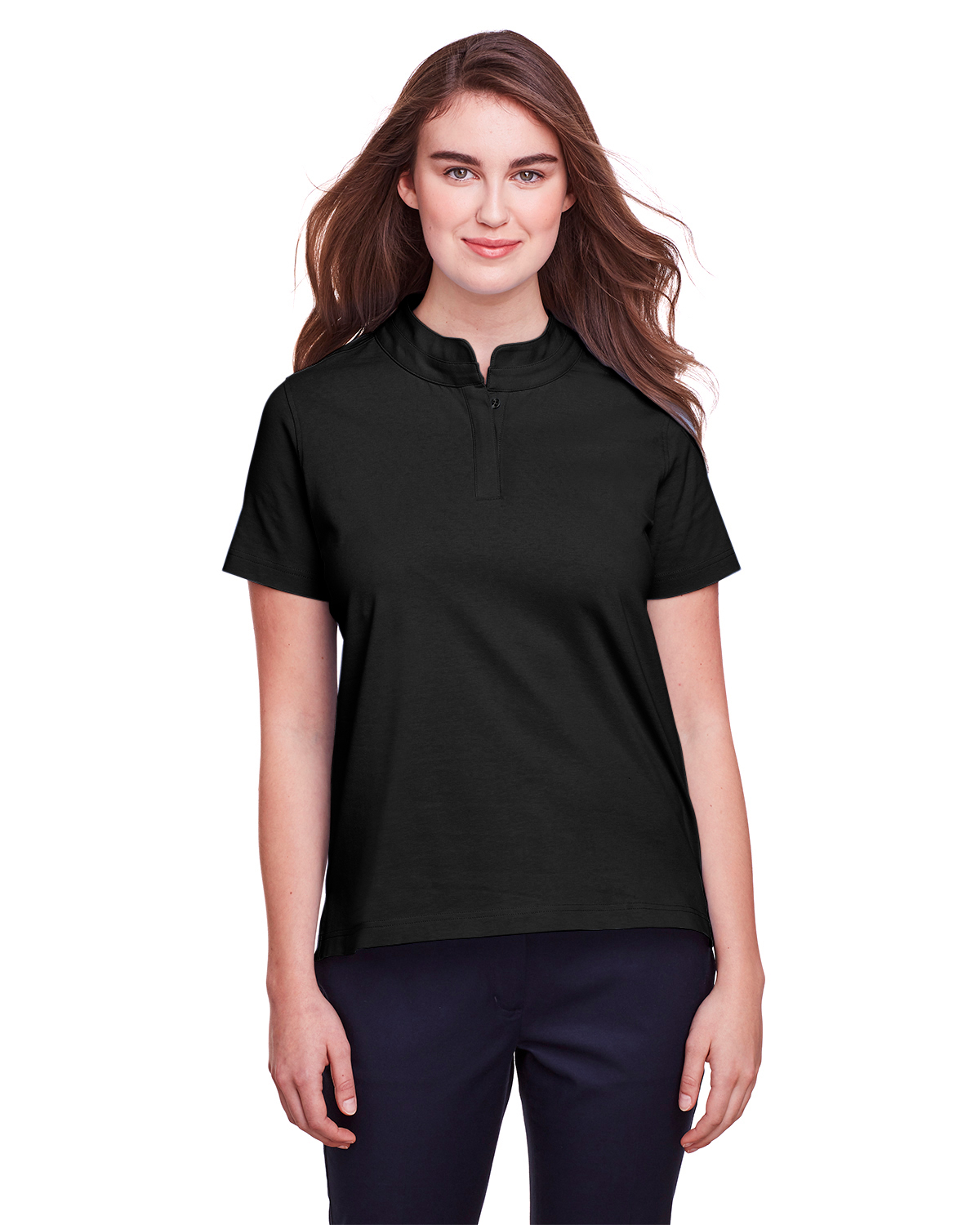 UltraClub Ladies\' Lakeshore Stretch Cotton Performance Polo