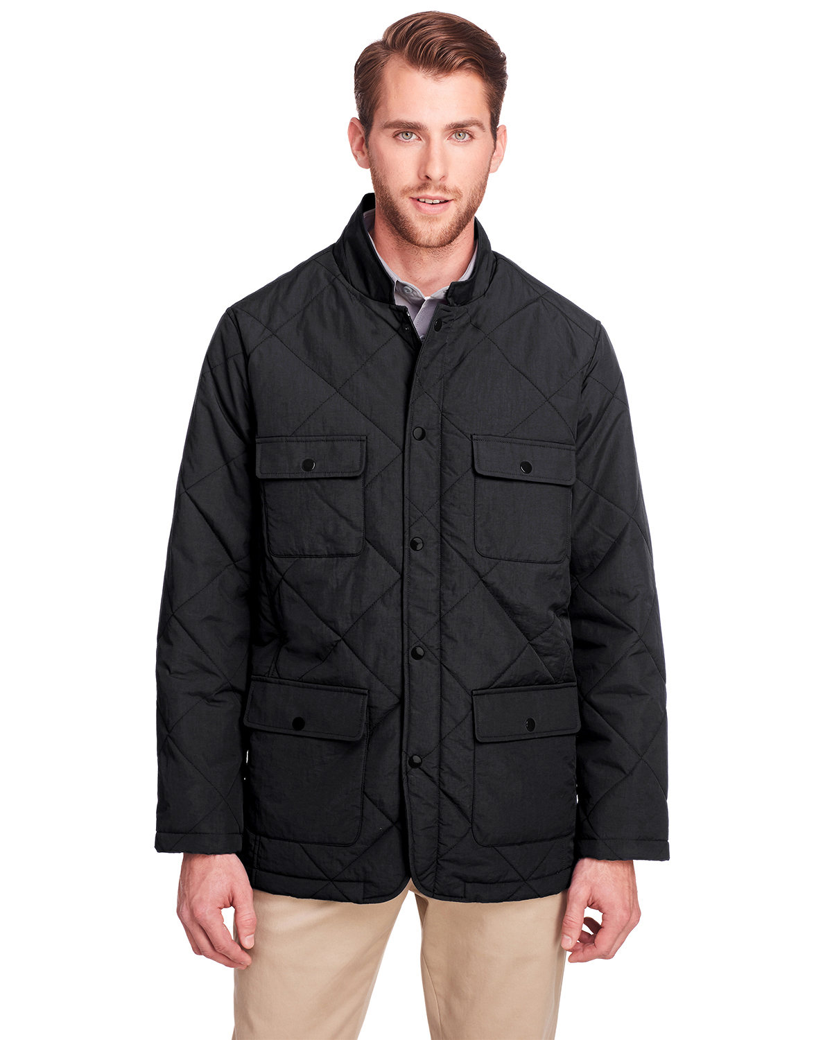 [AB] UltraClub Men's Dawson Quilted Hacking Jacket