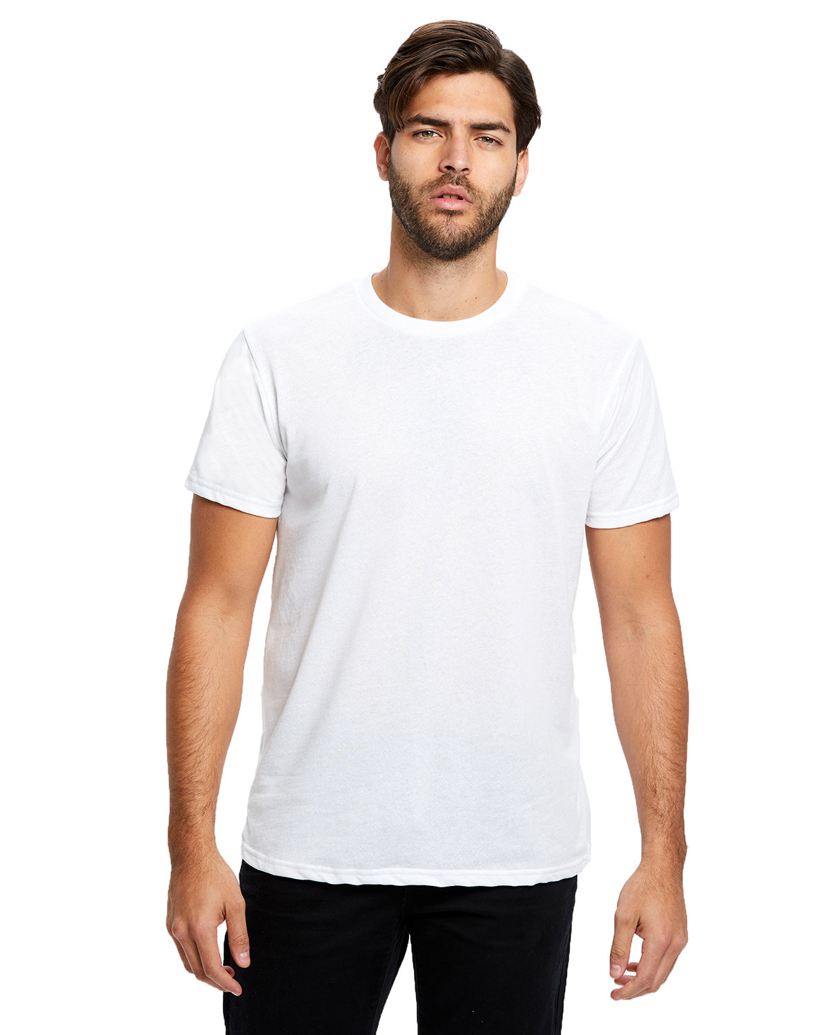 [AB] US Blanks Men's USA Made Recover Yarn Crewneck T-Shirt