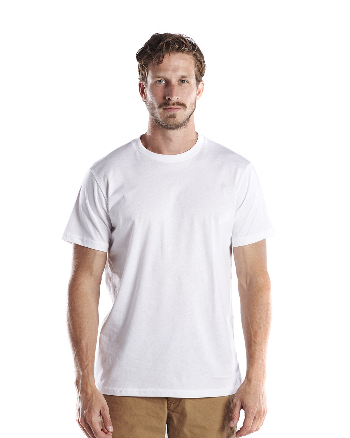 [AB] US Blanks Men's USA Made Organic Cotton Crewneck T-Shirt