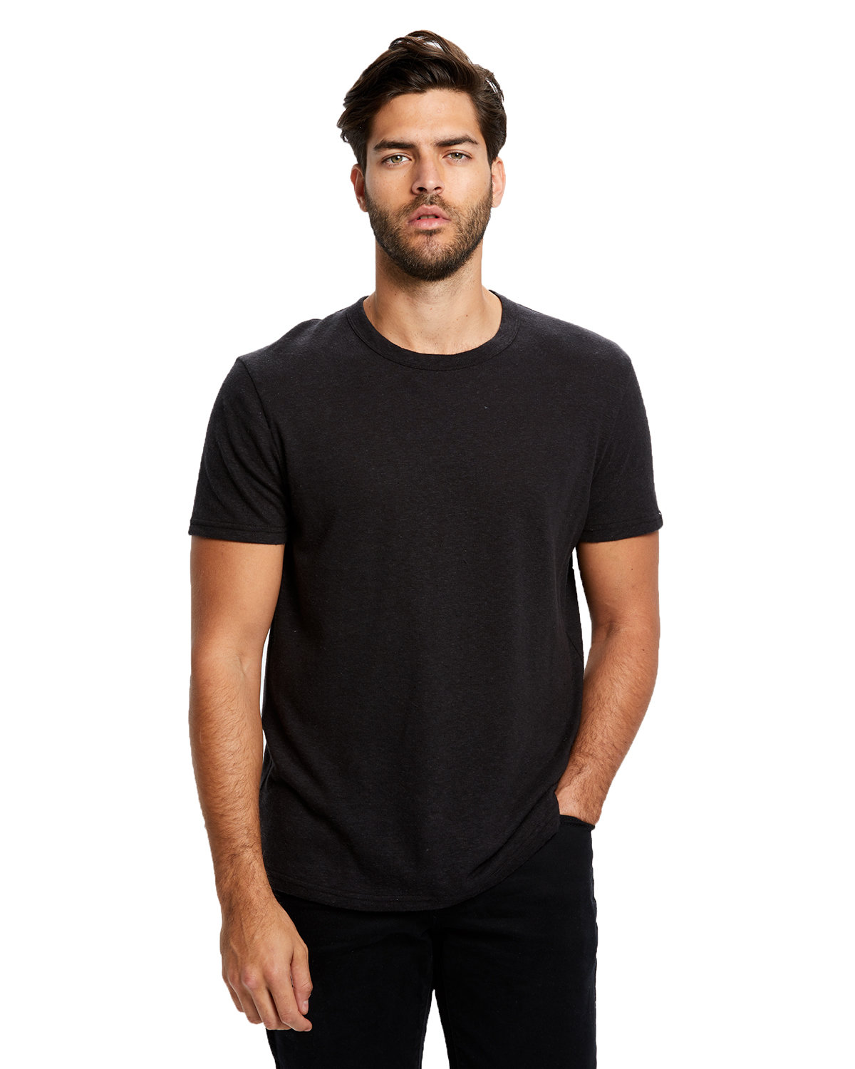 [AB] US Blanks Men's USA Made Hemp Blend Crewneck T-Shirt