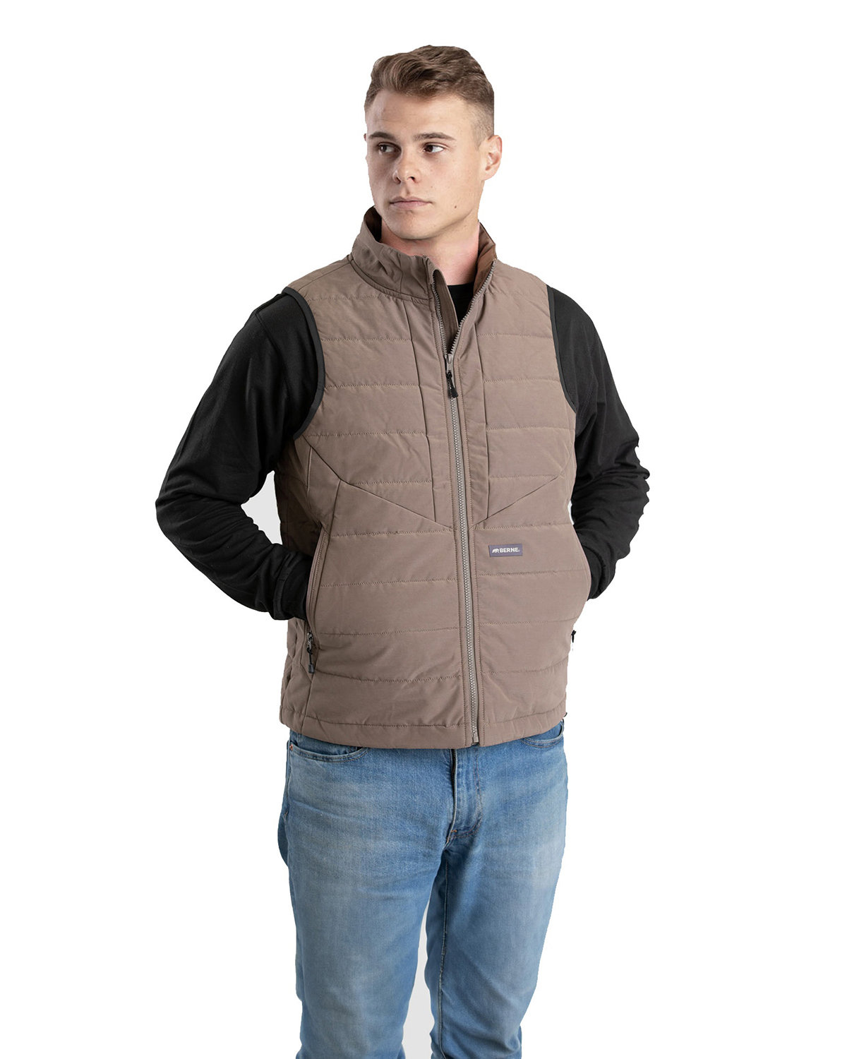 [AB] Berne Men's Highland Quilted Vest